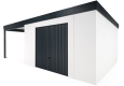 GARDEON® Gartenhaus mit sicherer Garagentür von Hörmann
